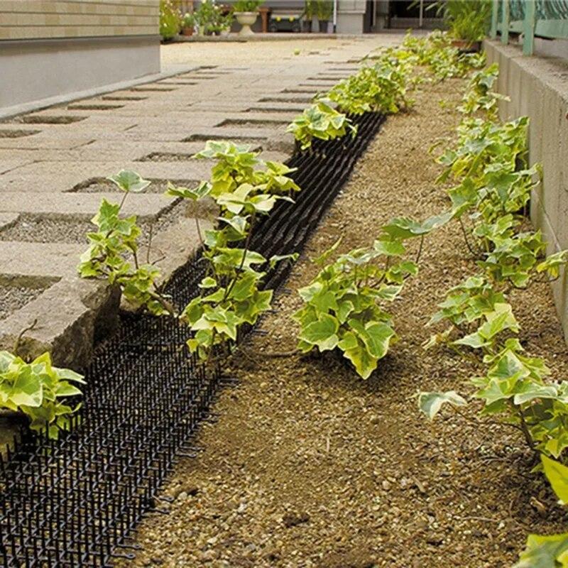Garden Protect Kunststoff-Spike-Matte, Katzen- und Hundeabwehrmatte, die Katzen und Hunde vom Graben abhält