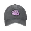 Cappellini da Baseball Snapback in Tessuto di Cotone Denim Cappelli da Esterno Regolabili Berretto Hip Hop Baseball Cappello da Cowboy per Uomo Donna