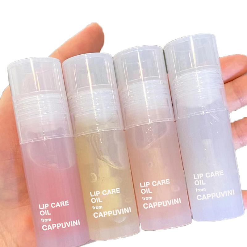 Cappuvini Taro Lippenöl: Peelt, hellt auf und spendet Feuchtigkeit für dunkle Lippen.