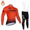 Winter Cycling Jersey Set 2025 Men's Long Sleeve Mountain Bike Cycling Clothing Fleece Warm MTB Bicycle Clothes Wear Suit