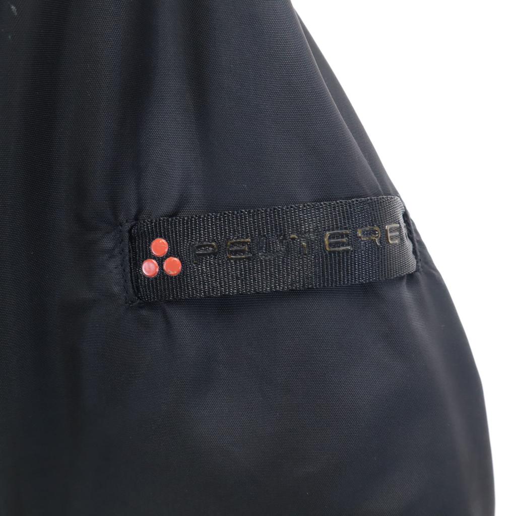 PEUTEREY Kurtka nylonowa z podwójnym zamkiem 48 czarna Bluza męska Używana