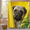 French Bulldog Funny Dog Shower Curtain, Bathroom Decorative Shower Curtain, Home Printed Shower Curtain with Hooks