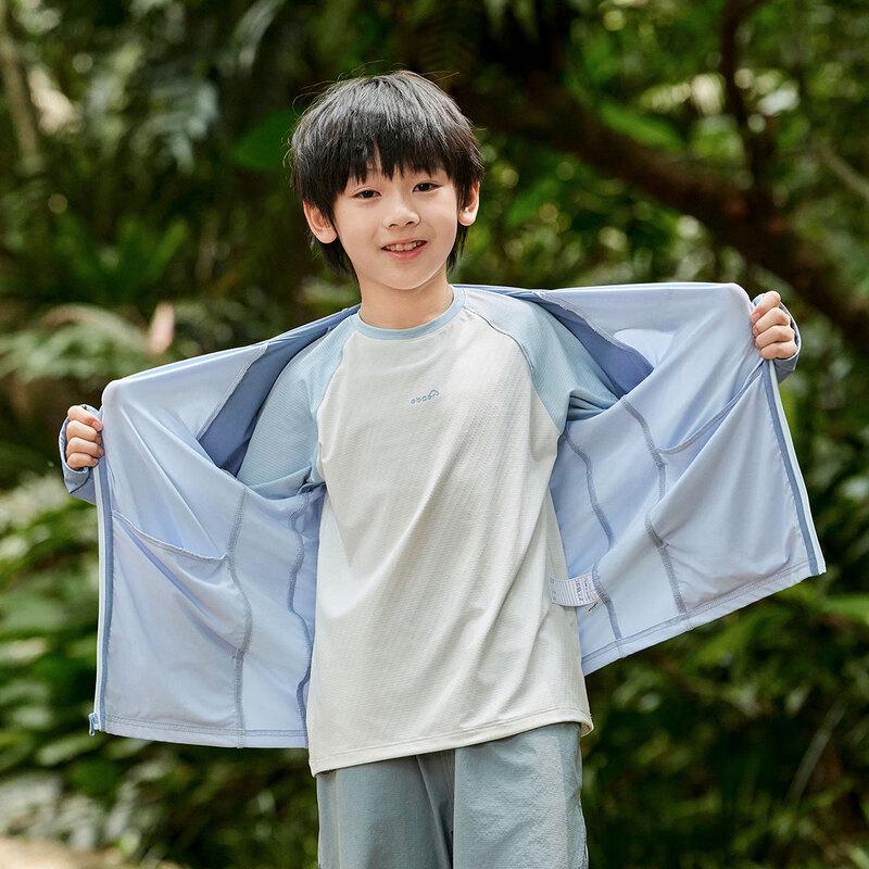 EBAER Kids 2025 Summer Hooded UV Protection Jacket 130