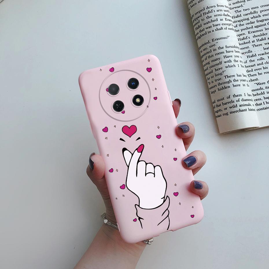 For Huawei Nova Y91 Case 2023 Cute Cat Cartoon Funda Soft Silicone Back Cover For Huawei NovaY91 Y 91 STG-LX1 STG-LX2 Phone Case