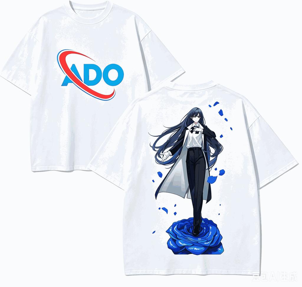 Ado Anime Lover TShirt Harajuku Cotton NewModel High Street Retro Fashion Oversized Unisex Classic High Quality Soft Gift Tees