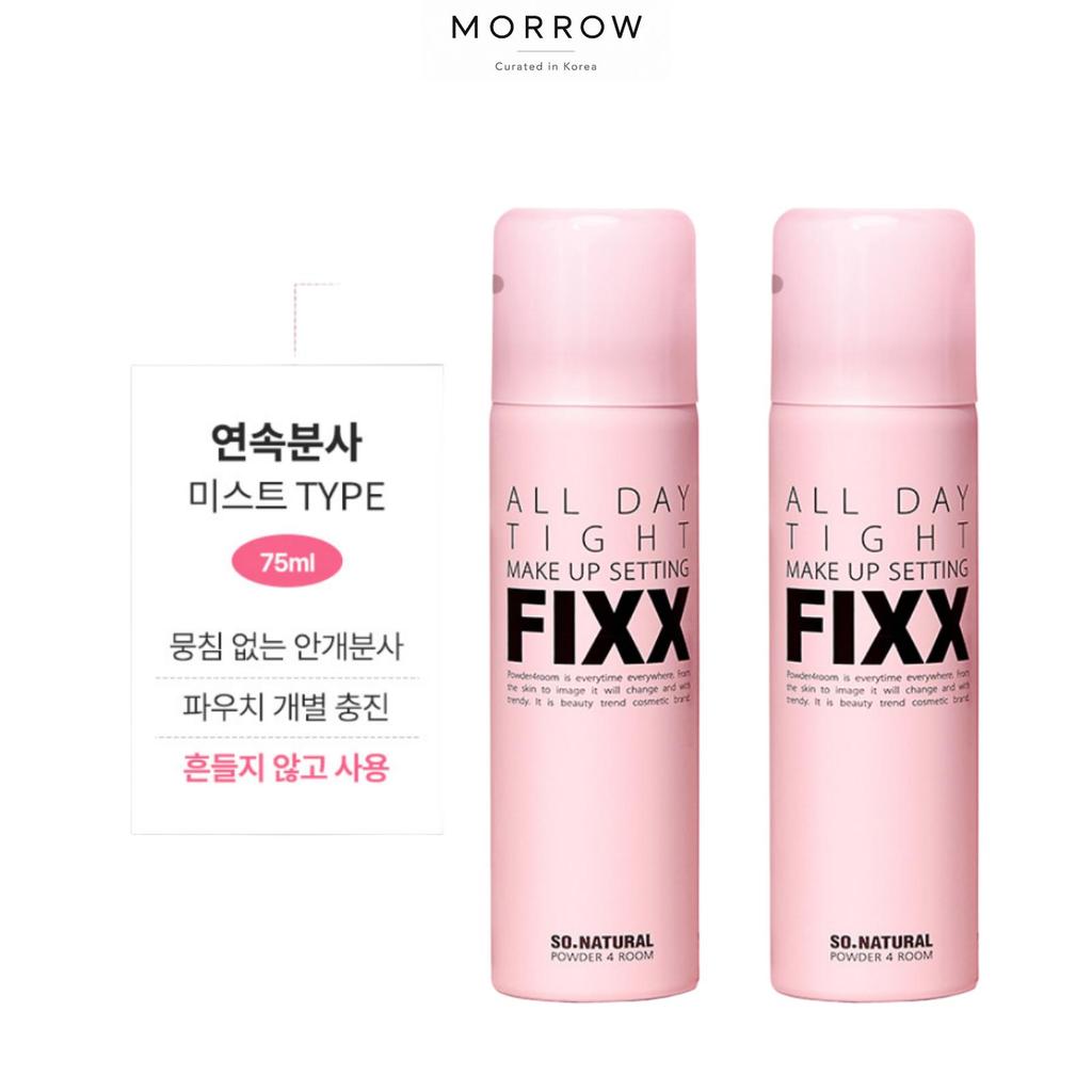 SO NATURAL All Day Tight Make Up Setting Fixx Long-Lasting Makeup Hold 35ml / 75ml / 100ml / 120ml