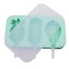 Silicone Ice Cream Mold 3 Cavities Easy Release Dinosaur Car Pineapple Ice Lolly Mold DIY Summer Freezer Ice Stick Container Kitchen