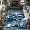 Philadelphia Eagles Personalized Text Floor Rug Office Rug Suitable For Game Room Foyer Living Rooms Bedrooms Antislip Carpet Office Home Decor