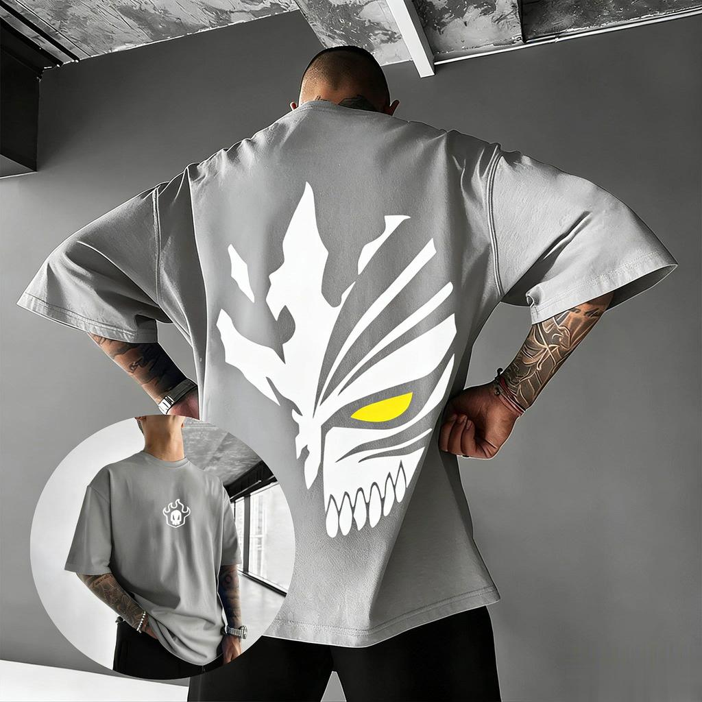 Oversized Vintage Graphic T Shirt Men Women Short Sleeve Tee Japanese Anime Print 2026 Summer Y2k Streetwear Casual Top Harajuku