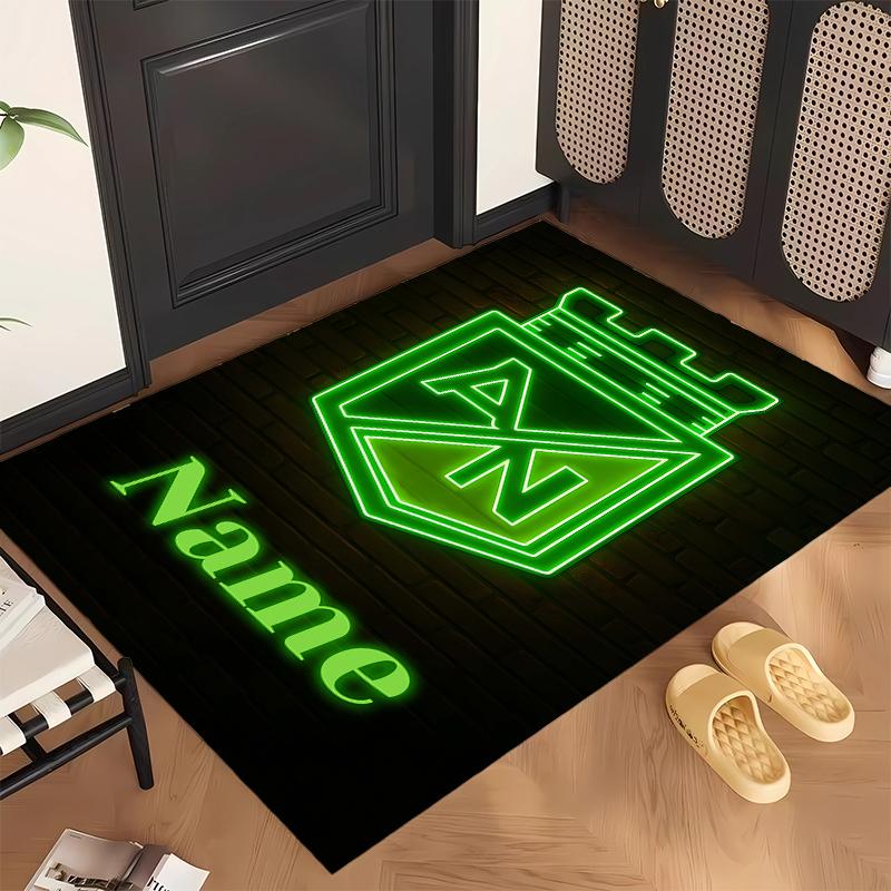 Atletico Nacional (5) Personalized name Office Carpet Stylish Decor for Living Room Bedroom Kitchen
