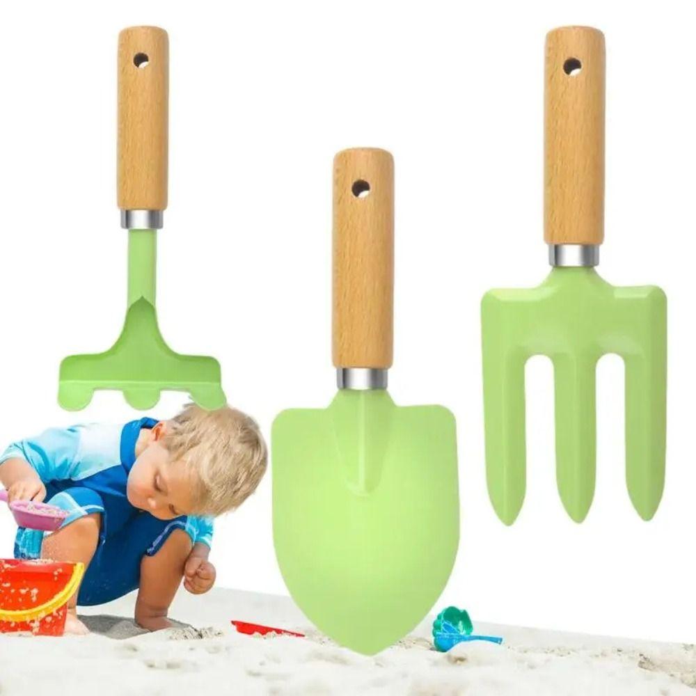 1/ 3PCS Little Gardener Kids Gardening Tools Set Small Shovel Rake Kit  Garden Planting Tools