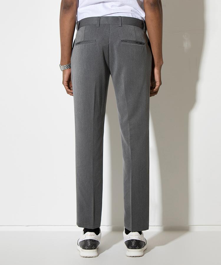 Seuteulaikeu Low No-Tuck Trousers (Grey)