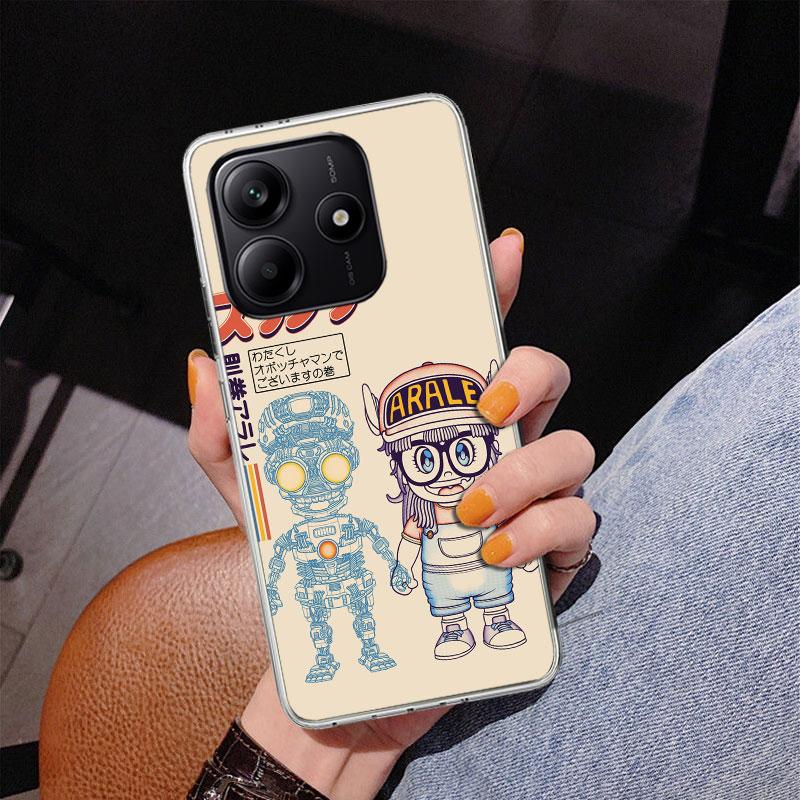 Arale Dr Slump Phone Case For Xiaomi Redmi Note 15 14 13 12S 12 11 Pro Plus 14S 11S 11E 10 10S 11T 5G Personalized Cover Redmi N