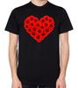 Poppy Flowers Love Heart Unisex T-Shirt Poppies Flower Tee Mens Ladies Top