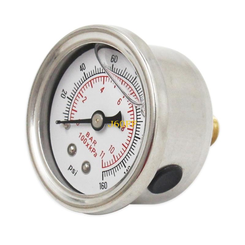 J60F Automotive Pressure Engine Monitoring Gauge 0 To 160psi 1/8 NPT Port