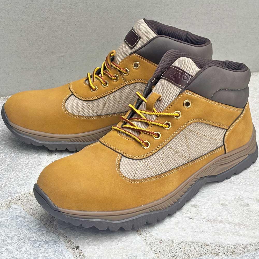 Liberto Edwin Platform Rain Rain Work and Cold Weather Size Men's Boots, Shoes, Boots, Sneakers, Waterproof, Non-Slip, (Yellow, 26.5 cm)