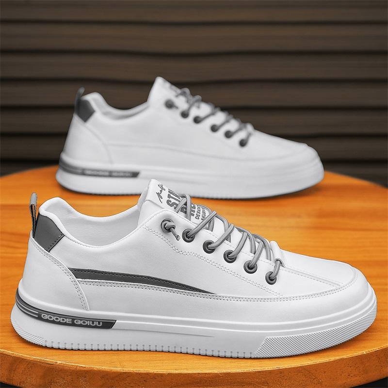 Fashion 2025 Sneaker Men Designer Sport Shoes Fashion Casual Microfiber Leather Fabric Breathable Height Increased Flat Platform Shoes