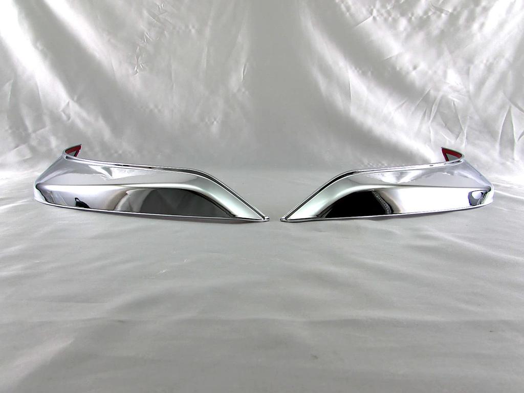 BRIGHTZ Chrome Headlight Eyeliner for Hijet Truck S S500 S510 500 510 Hijet Truck S500P/S510P (Pre-facelift) [HEAD-ETC-056]