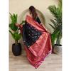 Paithani Silk Sarees  with Unique Peacock Motifs and Meenakari Work Having Contrast Pallu and Designer Contrast Border. With Tassels.
