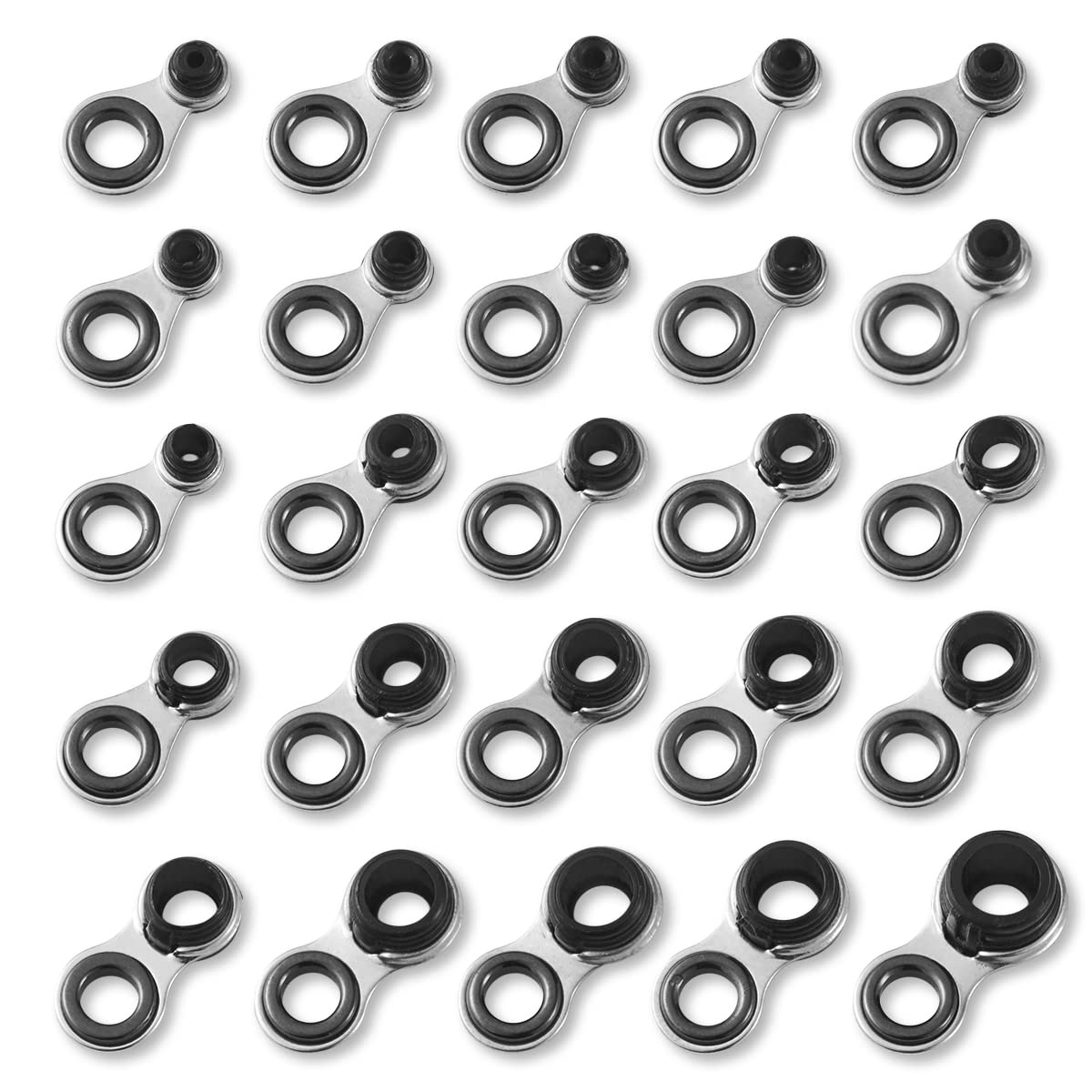 Rod Guide Fishing Rod Stainless Steel 6# 1.0~4.8mm 25 Piece 25 piece set