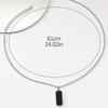 Simple Tag Glossy Necklace