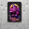 Garrus Close Up Mass Effect Vintage Metal Tin Signs Posters Decor Retro Metal Plaque Wall Art Decor for Garage Bar