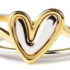 1 Set Women Ring with Greeting Card Irregular Personality Mother's Day Gift Hollow Love