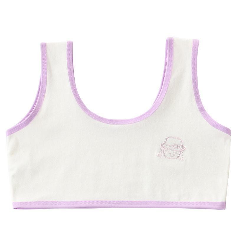 Girls' Cotton Training Bra - Youth, Students, Primary School, Tweens