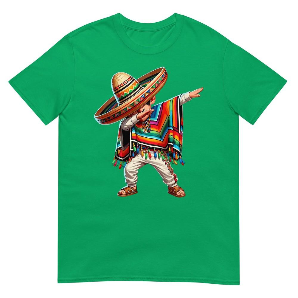 Mexican Boy Dabbing Poncho Cinco De Mayo TShirt