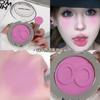 Ins-Style Blush Cream Egg Yolk High-Saturation Yellow Eyeshadow All-In-One Spring Colorful Lemon Ginger Yellow Blush Palette