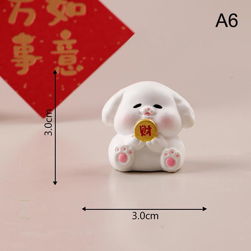 Mini Cute Animals Figurine Animal Model Moss Micro Landscape Home Decor Miniature Fairy Garden Decoration Accessories