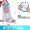Waterproof Leg Cast Cover For Showering, Reusable Covers For Leg And Foot Surgeries, Cast Covers For Shower Leg, Cast Bag For Shower, Cast Cover For S