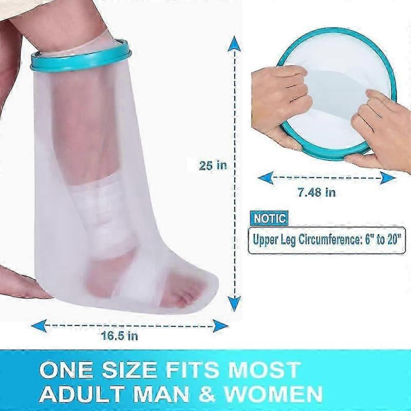 Waterproof Leg Cast Cover For Showering, Reusable Covers For Leg And Foot Surgeries, Cast Covers For Shower Leg, Cast Bag For Shower, Cast Cover For S