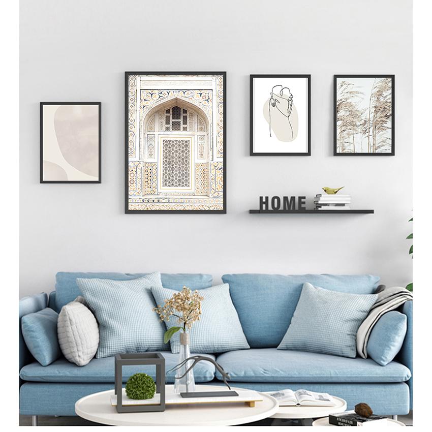 

Художественная картина, простота, украшение для дома, абстрактная живопись, скандинавский постер, скандинавский декор, богемная арка, холст, принт на стене