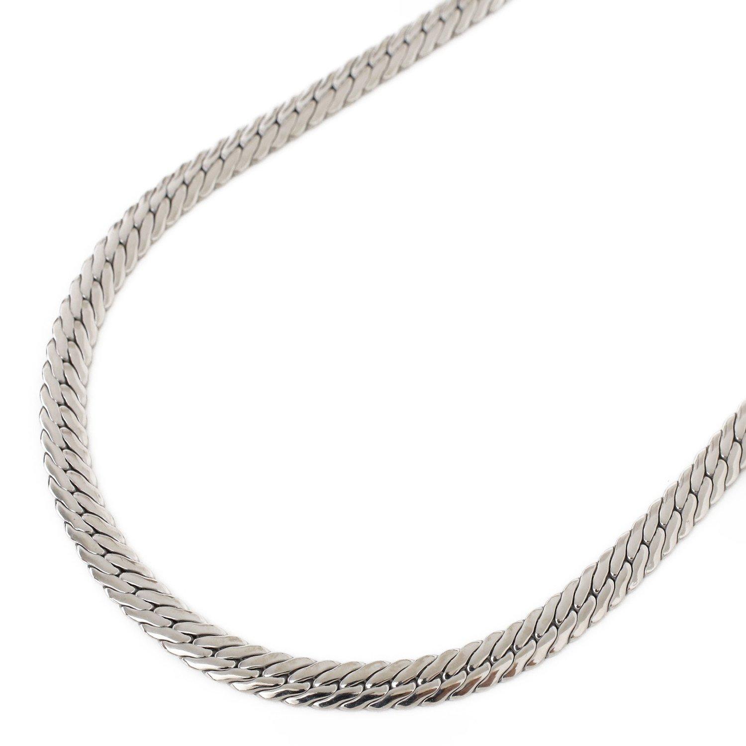 

Titanium Italian unisex necklace, herringbone, 50cm, design,
