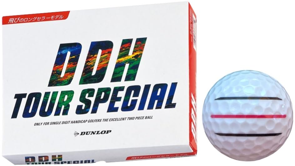 

Golf Ball DDH Tour Special with Line 1 [Hapiraki_Golf Line] (White Dozen_3 Lines)