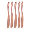 5PCS Wooden   Knife Jam Cheese Spreader Tableware for Japanese   for Bread Facial Mask