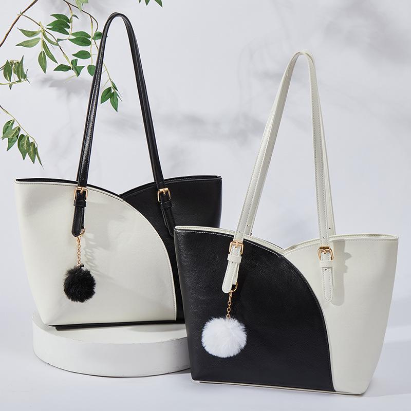 Large Capacity Tote Bag Women'S Hot Women'S Bag Versatile Semi-Shaped Mommy Bag
