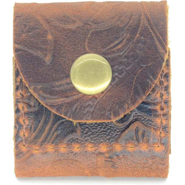 JJNUSA Leather Guitar Picks Case Guitar Pick Holders with Keyring Guitar Plectrums Bag for Guitar Pick Bag