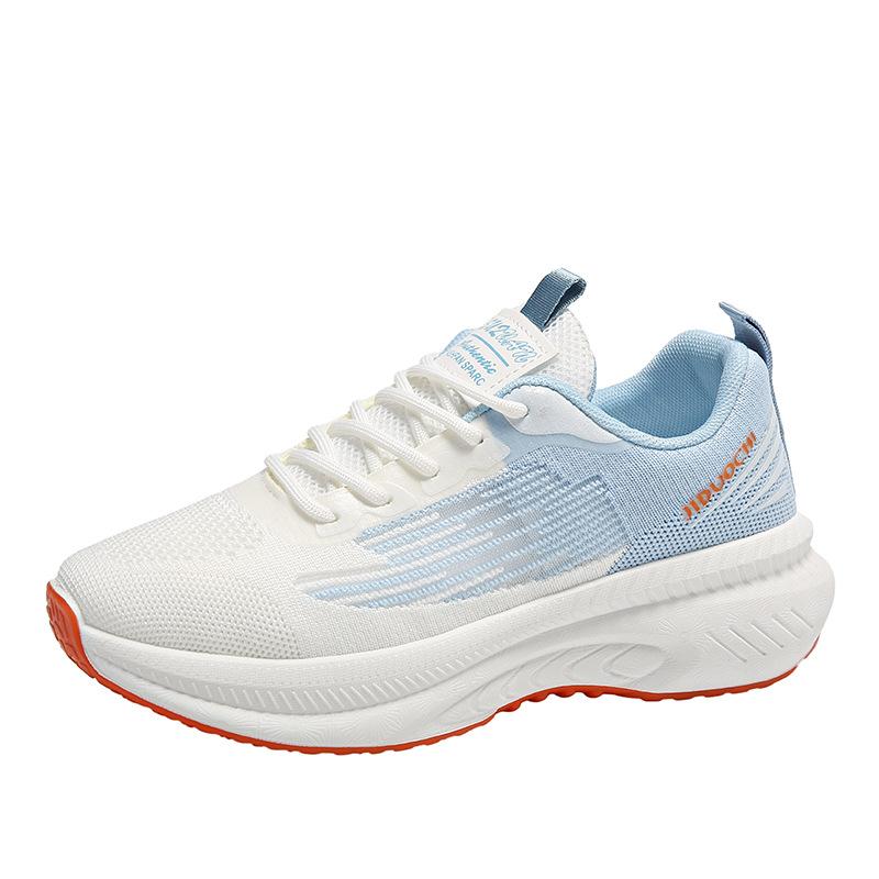 Flying shoes spring new sports shoes women's mesh breathable student casual shoes flat running