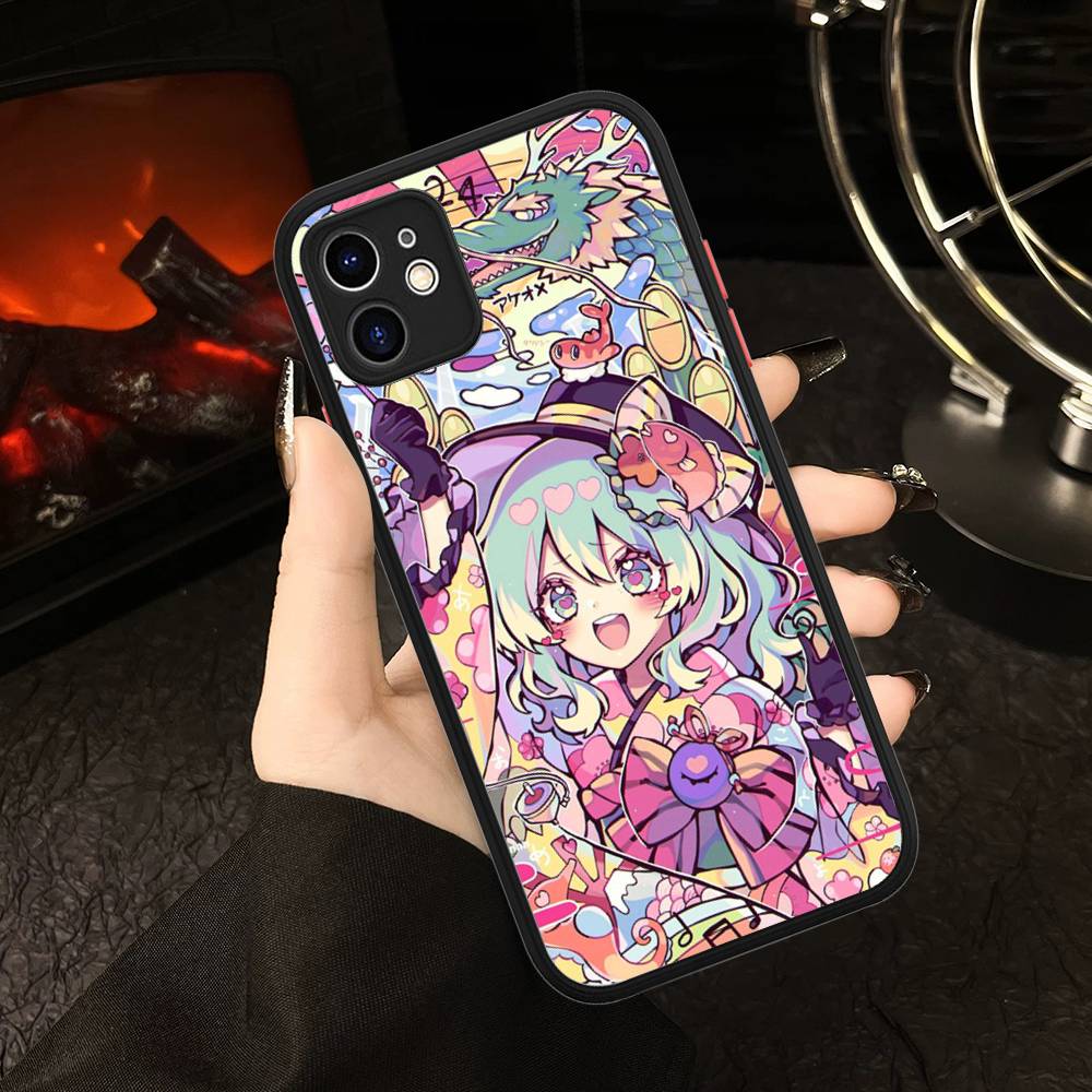 Classic Game Touhou Project For IPhone 16 15 14 Plus 13 12 11 Pro Max X XS MAX Translucent Matte Shockproof Cover