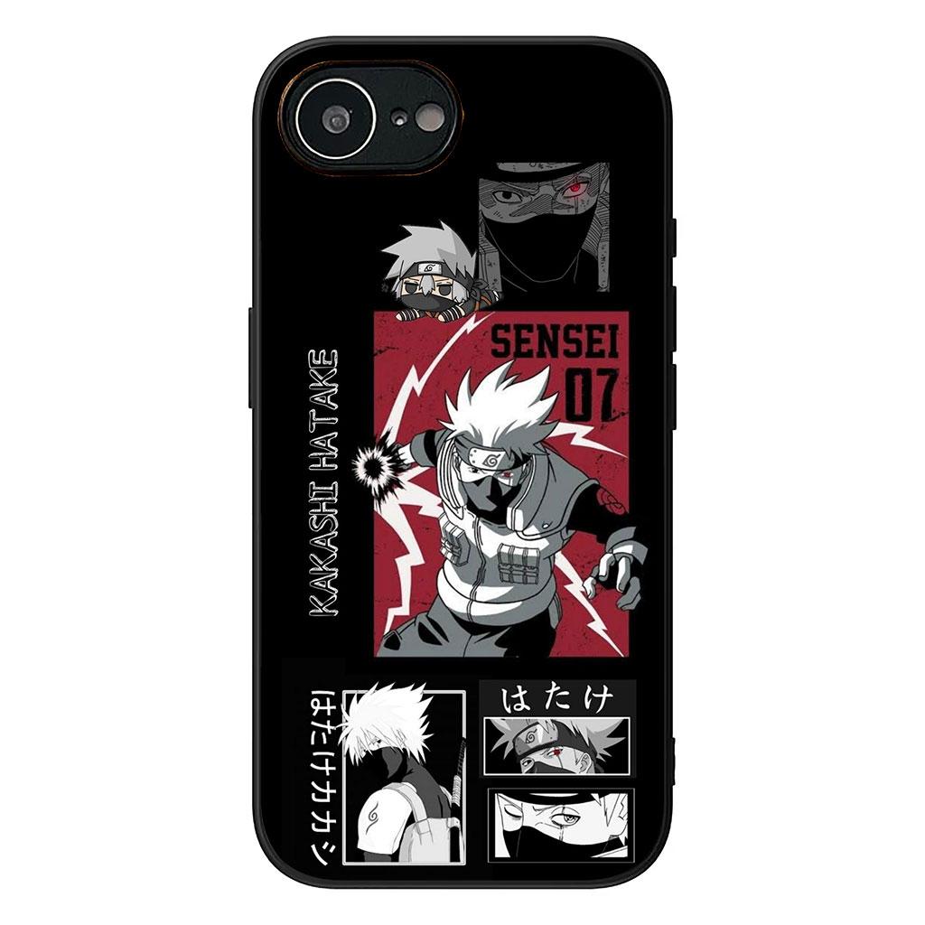 Anime Kakashi Hatake Narutos Phone Cover Case for Apple iPhone 16 15 14 Plus 13 12 Mini 17 Pro Max + ProMax 16E Air 16+ Casing