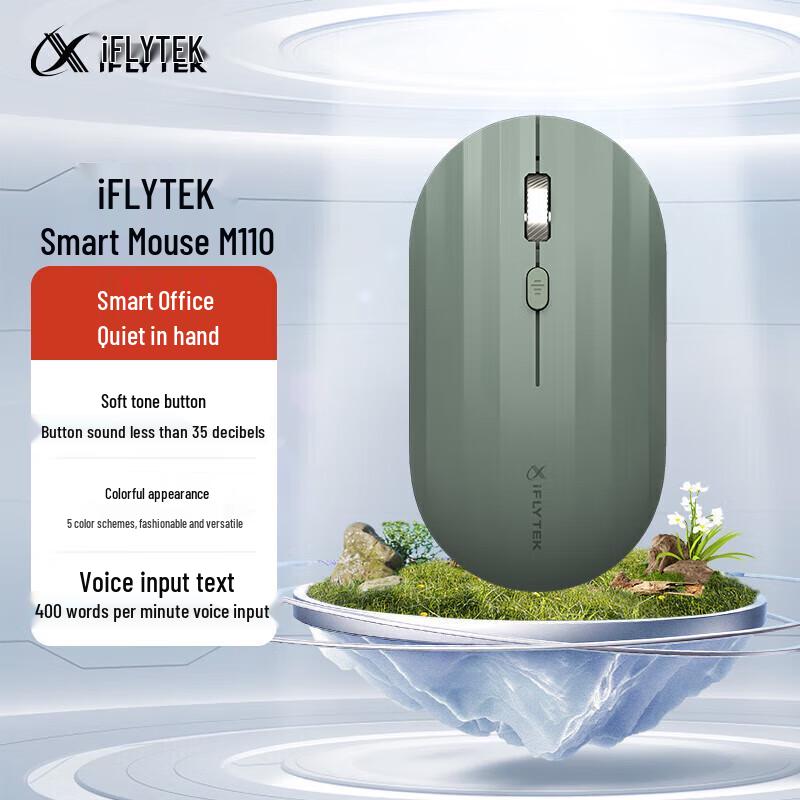 

iFLYTEK M110 Smart Voice Wireless Mouse 2.4G + Bluetooth