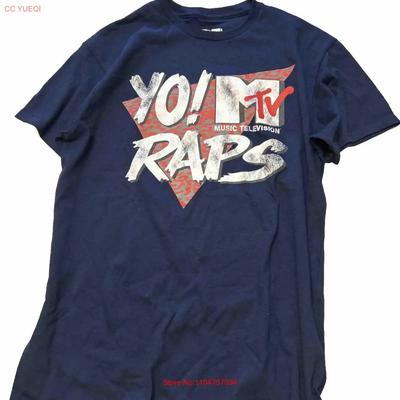 Yo Mtv Raps T Shirt Television Music Vintage Size Medium Vintage Casual Soft Stylish Fashion Versatile Unisex Homme