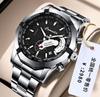 Movement Watch Men's Calendar Non-Mechanical Watch Large Dial