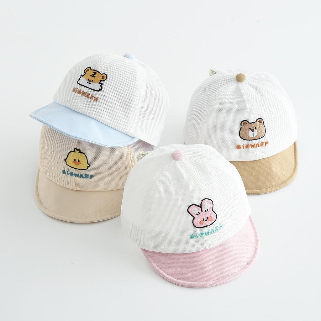 Adorable Cartoon Mesh Sun Hat for Kids
