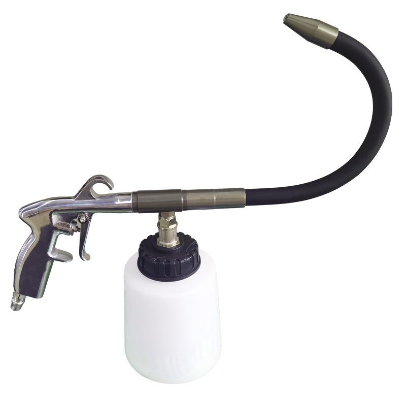 Hurricane Pneumatic High-Pressure Interior Cleaning Gun with Brush and Foam Sprayer for Car Wash