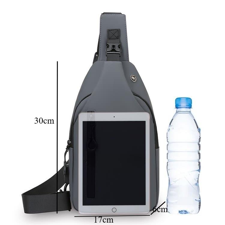 Multifunctional Breast Bag Men's Fashion Shoulder Messenger Bag