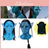 Svítící Avatar Pokrývka hlavy Halloweenská Maska Ideální pro Cosplay a Karnevaly