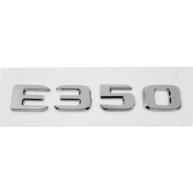 3D ABS E350 E350L E500 Trunk Rear Logo Badge Emblem Sticker For Mercedes Benz E Class W207 W210 W211 W212 W213 Accessories